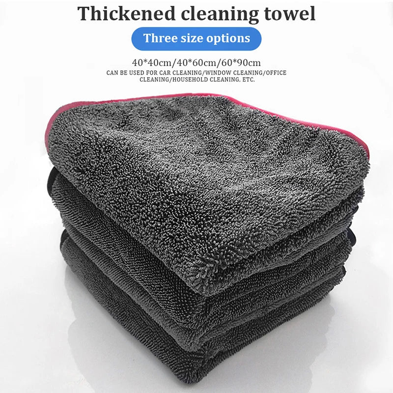 Professional Microfiber Towels Car Washing Towel Micro Fiber 600GSM Auto Extra Soft Rag Fast Drying Cloth for Car Wash Accessory