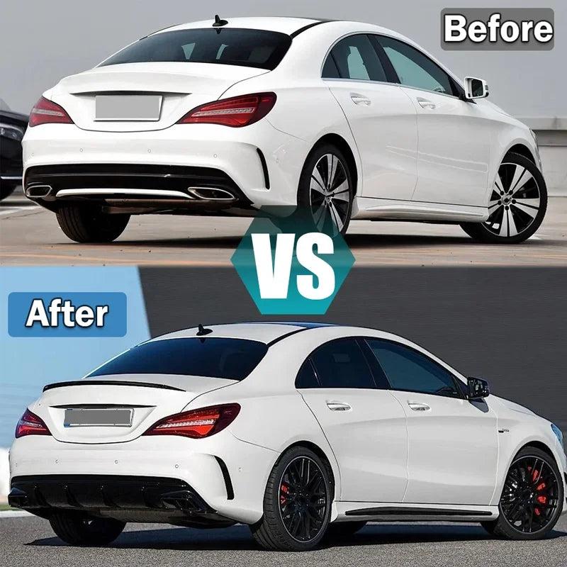 Rear Wing Spoiler For Mercedes Benz CLA Class C117 C118 CLA200 CLA260 CLA45 AMG 2013-2023 Car Rear Trunk Boot Lip Spoiler Wing