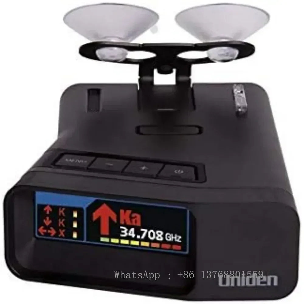 Uniden R7 EXTREME LONG RANGE Lase/Radar Detector, Built-in GPS, Real-Time Alerts, Dual-Antennas Front & Rear