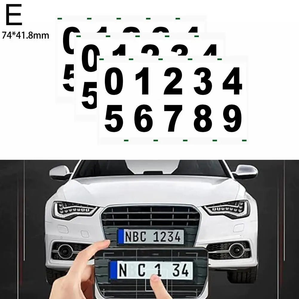 Waterproof Highly Reflective License Plate Stickers Nanofilm License Plate