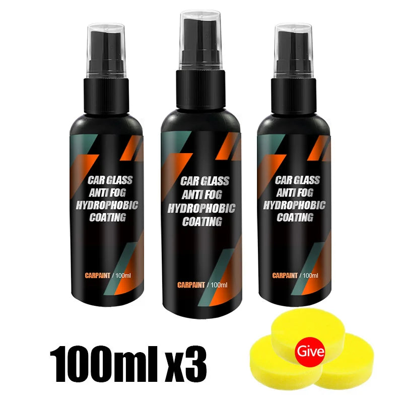 Buy 1 Get 2 New Year Offerts Auto Water Repellent Spray Anti Rain Coating For Car Glass Hydrophobic Anti-rain Car Liquid Windshield Mirror Water Repellent