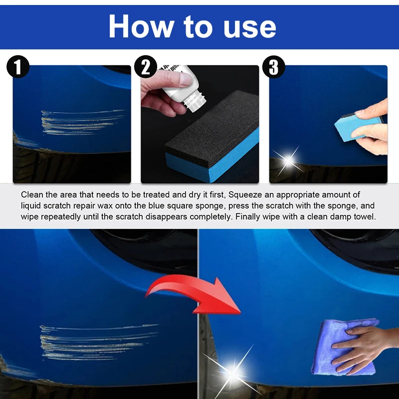 Car Scratch Remover Repair Polishing Auto Body Grinding Compound Anti Scratch Wax