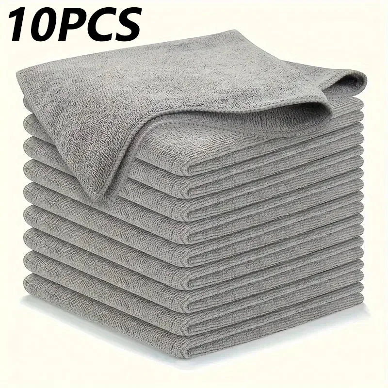 Thicken Microfiber Cleaning Cloths Lint Free Microfiber Cleaning Towel Cloths Reusable Cleaning Towels Absorbent for Car Window