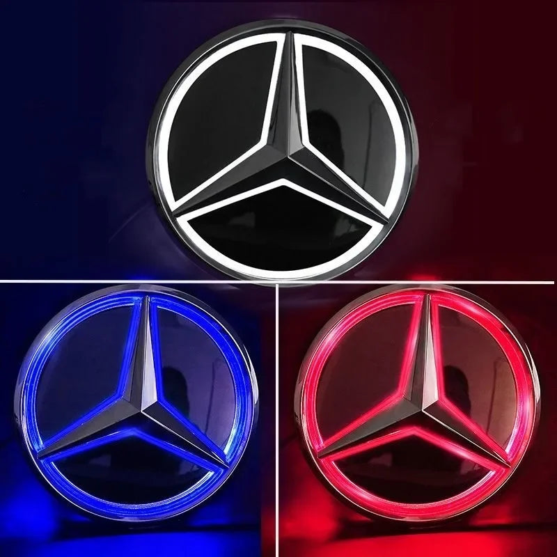 Mercedes Benz Front Grill Logo Light