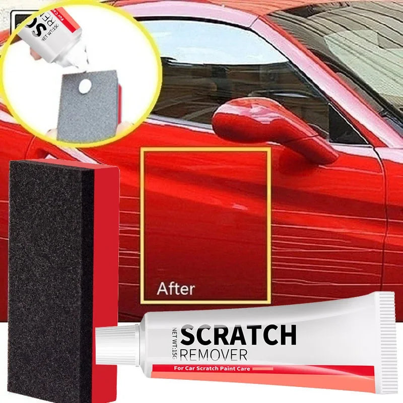 Car Scratch Remover , Car Body Paint Care Kit，Scratches Repair Polishing Auto Body Grinding Compound Anti Scratch Wax