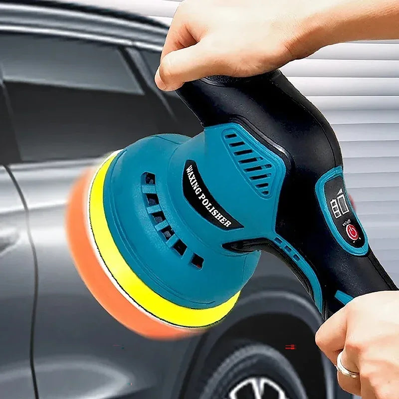 Car Polishers Wireless Automotive Polishing Machine Wax Tool 8 Gears 12V Electric Waxing Repairing Sander Car Accessories