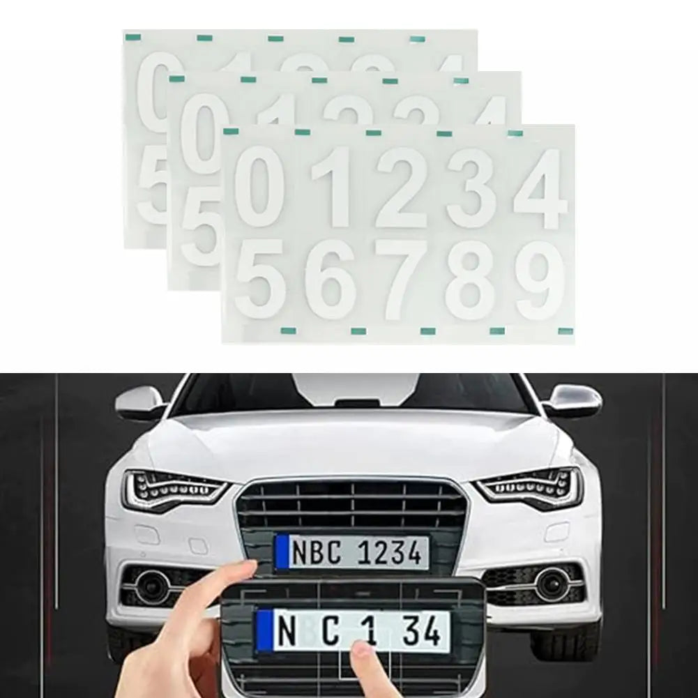 Waterproof Highly Reflective License Plate Stickers Nanofilm License Plate