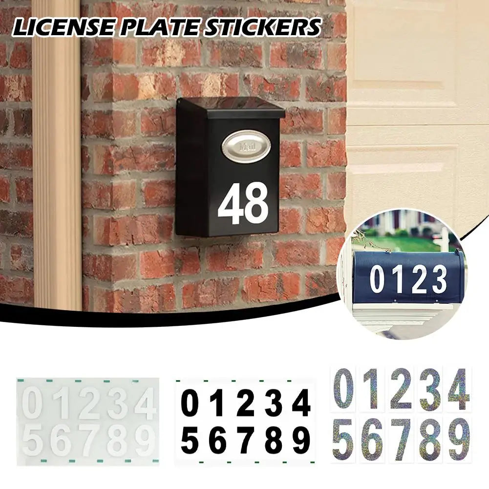 Waterproof Highly Reflective License Plate Stickers Nanofilm License Plate