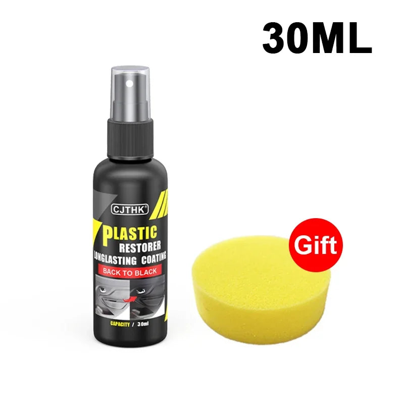 Car Plastic Restorer Back To Black Gloss Plastic Renovator Longlasting Coating Leather Restore Auto Polish Cleaning Products