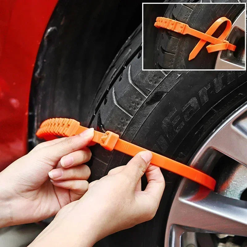 Buy 1 Set Get 2 New Year Offerts 10/20PCS Car Tire Chains Winter Snow Anti-Skid Tyre Cable Ties Auto Outdoor Snow Tire Tyre Anti Skid Chain Emergency Accessories