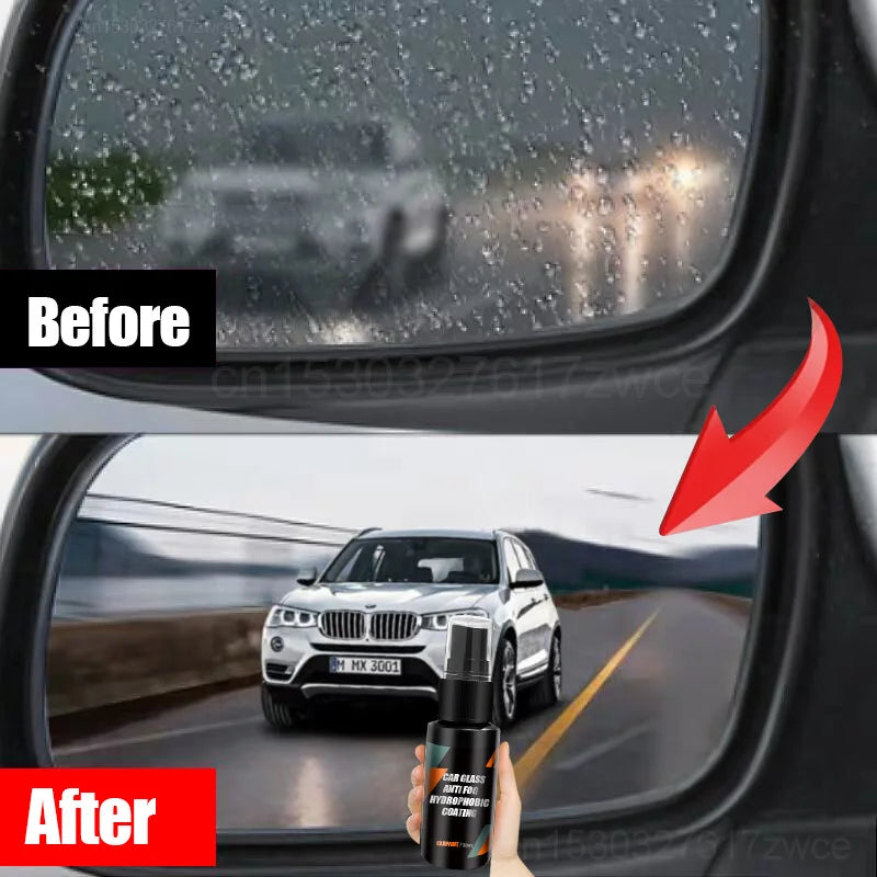 Water Repellent Spray Anti Rain Coating For Car Glass Hydrophobic Anti-rain Car Liquid Windshield Mirror Mask Auto Polish Kit