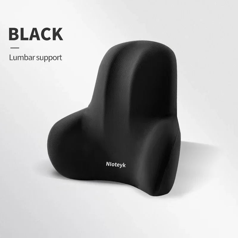 Car Memory Foam Neck Pillow Protection Lumbar Backrest Cushion Lumbar Cushion Car Headrest Cushion