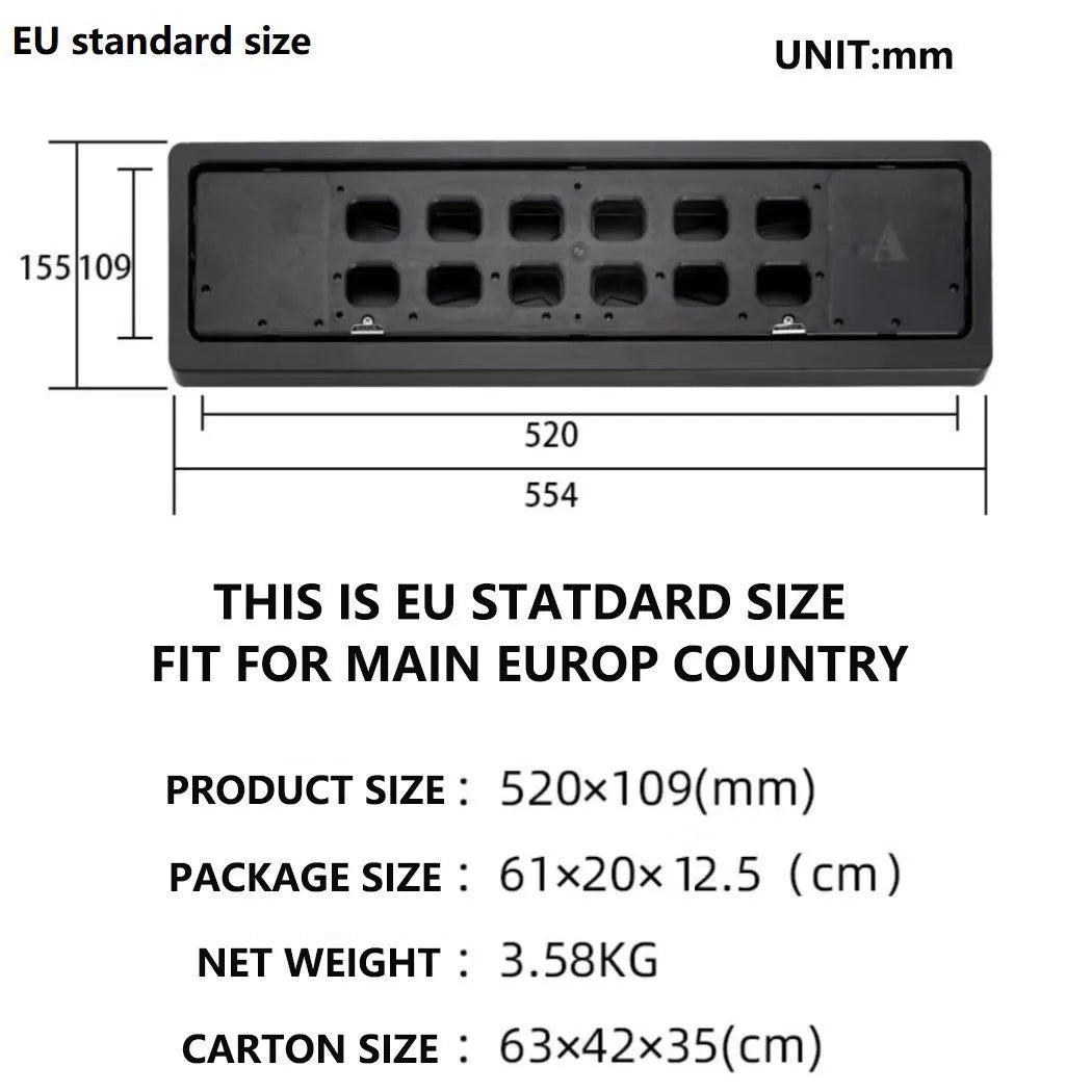 Europe License Plate Flipper