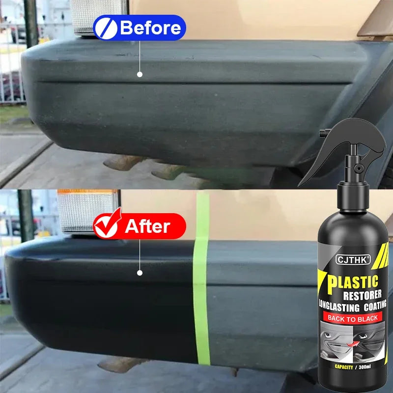 Car Plastic Restorer Back To Black Gloss Plastic Renovator Longlasting Coating Leather Restore Auto Polish Cleaning Products