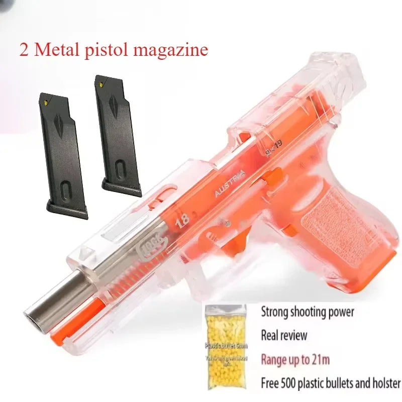 new GIock Toy Gun Free aiming device as a gift Model Alloy Detachable Look Collection Color Impressive Birthday Gifts For Boys