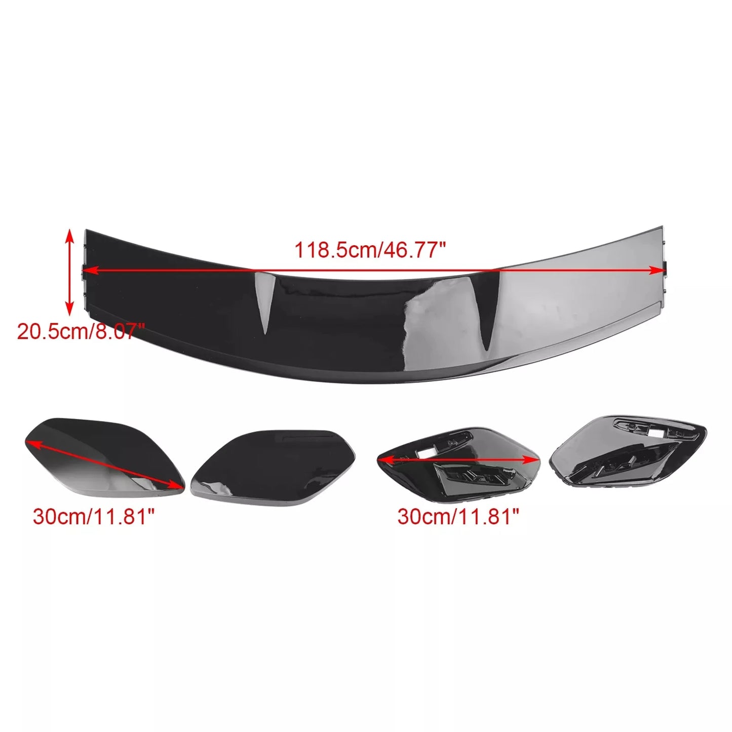 Glossy  Black A45 AMG Style Rear Roof Spoiler For 2013-2022 Mercedes Benz A Class W176 W177 A180 A200 A250 A260 Tail Wing Trunk