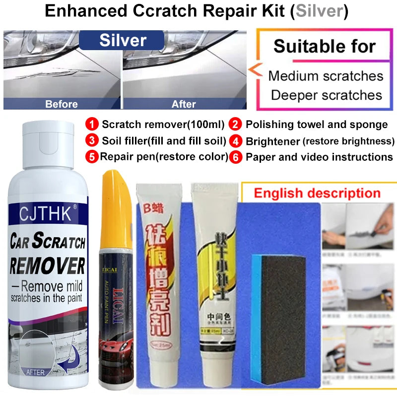 Car Scratch Remover Repair Polishing Auto Body Grinding Compound Anti Scratch Wax