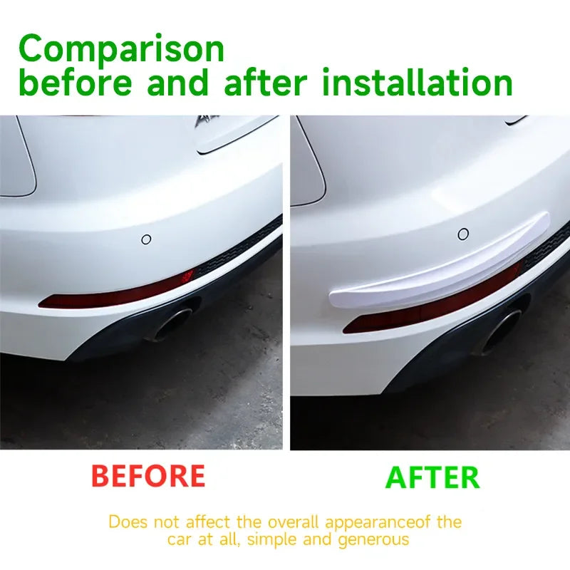 Buy 1 Get 2 50% Off for New Year 2pcs Car Bumper Protector Strip Guard Corner Protection Strips Scratch Protector Crash Anti Collision Auto Accessories