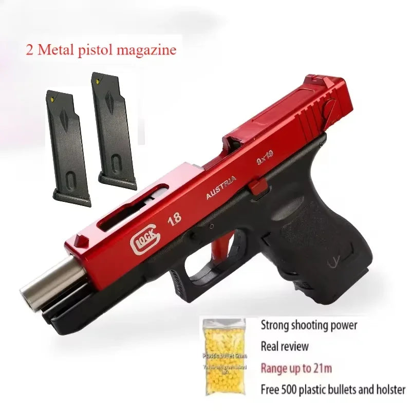 new GIock Toy Gun Free aiming device as a gift Model Alloy Detachable Look Collection Color Impressive Birthday Gifts For Boys