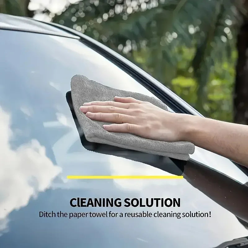 Thicken Microfiber Cleaning Cloths Lint Free Microfiber Cleaning Towel Cloths Reusable Cleaning Towels Absorbent for Car Window