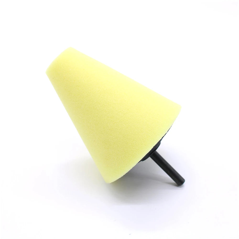 Car Polishing Sponge Pad Tapered Detail Polishing Sponge Wheel Ball Polishing Cone Set Car Hub Buffing Sponge Polishing Kit