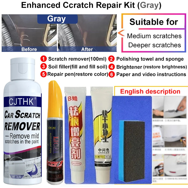 Car Scratch Remover Repair Polishing Auto Body Grinding Compound Anti Scratch Wax