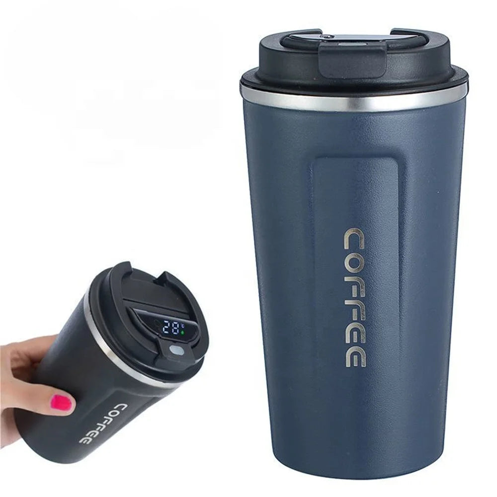 Stainless Tumbler Car Thermos Cup with Intelligent Temperature Display Portable Travel Mug 380ml 510ml