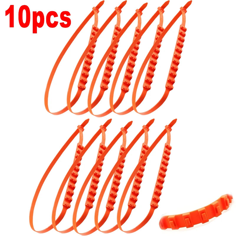 Buy 1 Set Get 2 New Year Offerts 10/20PCS Car Tire Chains Winter Snow Anti-Skid Tyre Cable Ties Auto Outdoor Snow Tire Tyre Anti Skid Chain Emergency Accessories