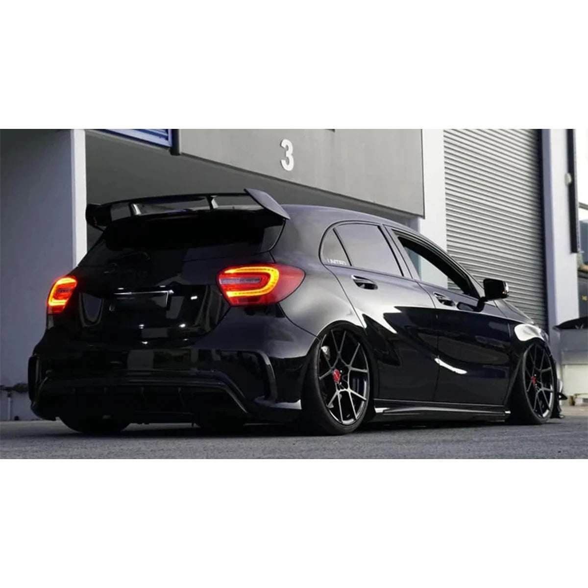 Glossy  Black A45 AMG Style Rear Roof Spoiler For 2013-2022 Mercedes Benz A Class W176 W177 A180 A200 A250 A260 Tail Wing Trunk