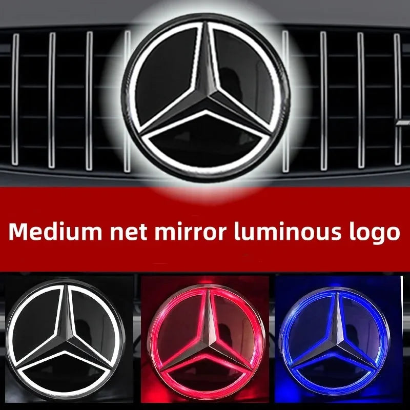 Mercedes Benz Front Grill Logo Light