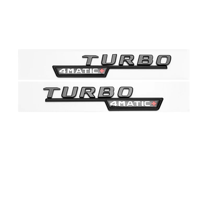 3D ABS Glossy Black Letters A35 A45 A45S Turbo 4matic Emblem for Mercedes Benz AMG Car Fender Trunk Rear W176 W177 Logo Sticker