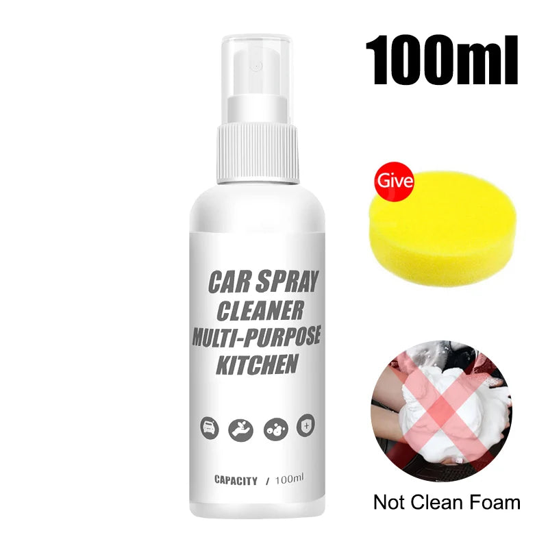 Multi-Purpose Foam Cleaner Rust Remover Seat Car Interior Spray