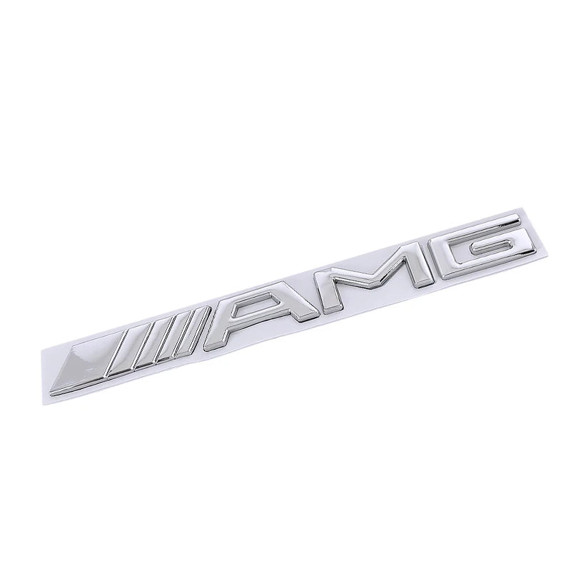 3d ABS Black Logo AMG Badge For Mercedes Benz AMG Sticker Accessories