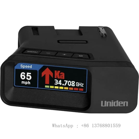 Uniden R7 EXTREME LONG RANGE Lase/Radar Detector, Built-in GPS, Real-Time Alerts, Dual-Antennas Front & Rear