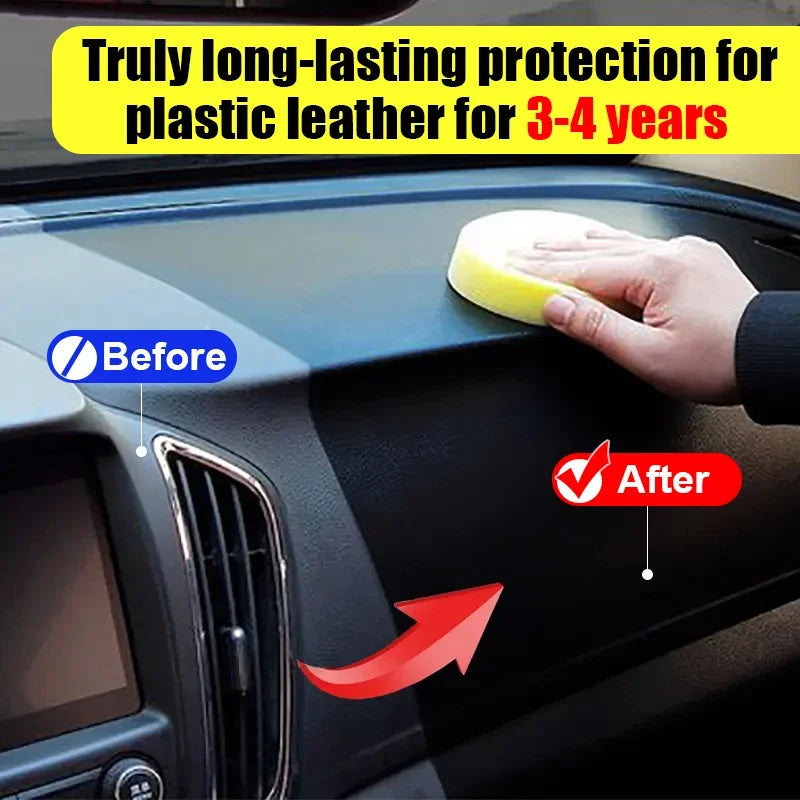 Car Plastic Restorer Back To Black Gloss Plastic Renovator Longlasting Coating Leather Restore Auto Polish Cleaning Products