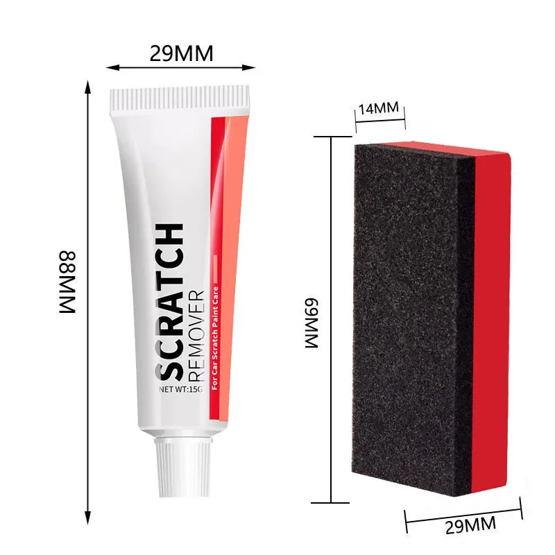 Car Scratch Remover , Car Body Paint Care Kit，Scratches Repair Polishing Auto Body Grinding Compound Anti Scratch Wax