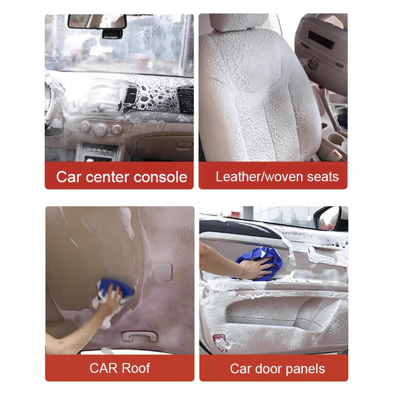 Multi-Purpose Foam Cleaner Rust Remover Seat Car Interior Spray