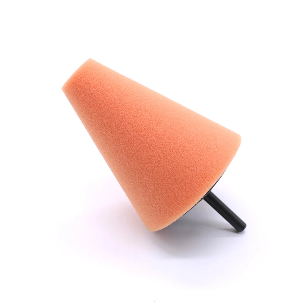 Car Polishing Sponge Pad Tapered Detail Polishing Sponge Wheel Ball Polishing Cone Set Car Hub Buffing Sponge Polishing Kit