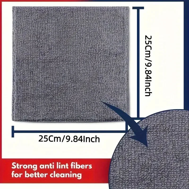 Thicken Microfiber Cleaning Cloths Lint Free Microfiber Cleaning Towel Cloths Reusable Cleaning Towels Absorbent for Car Window