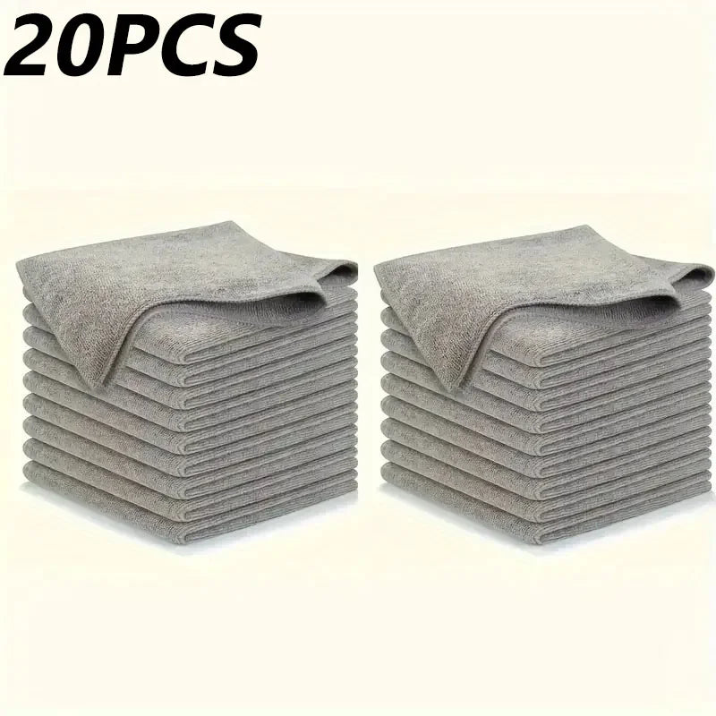 Thicken Microfiber Cleaning Cloths Lint Free Microfiber Cleaning Towel Cloths Reusable Cleaning Towels Absorbent for Car Window