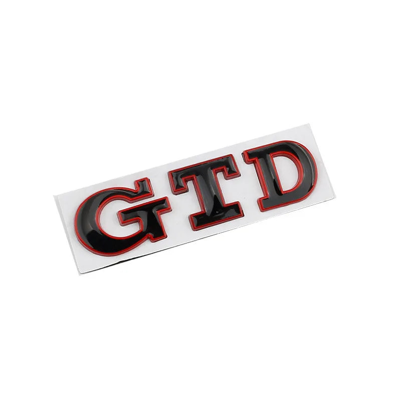 GTI Logo Car Fender Trunk Emblem Stickers Accessories For Volkswagen R-Line R Polo Golf T5  Passat Magotan CC Santana Bora Jetta