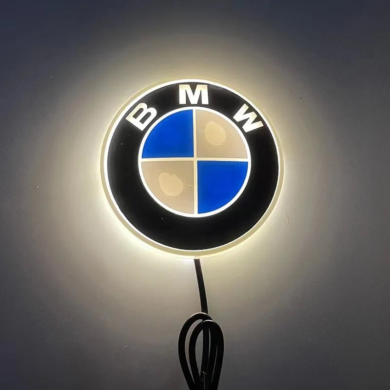 4D LED Car Logo Front Rear Emblem Light For BMW X1 X3 E90 E91 E92 E93 E60 E61 F10 F07 E63 E64 F12 F13 F30 E87 F20 Badge Lamp