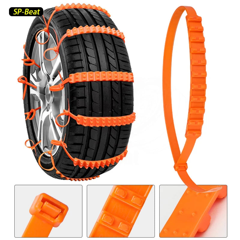 Buy 1 Set Get 2 New Year Offerts 10/20PCS Car Tire Chains Winter Snow Anti-Skid Tyre Cable Ties Auto Outdoor Snow Tire Tyre Anti Skid Chain Emergency Accessories