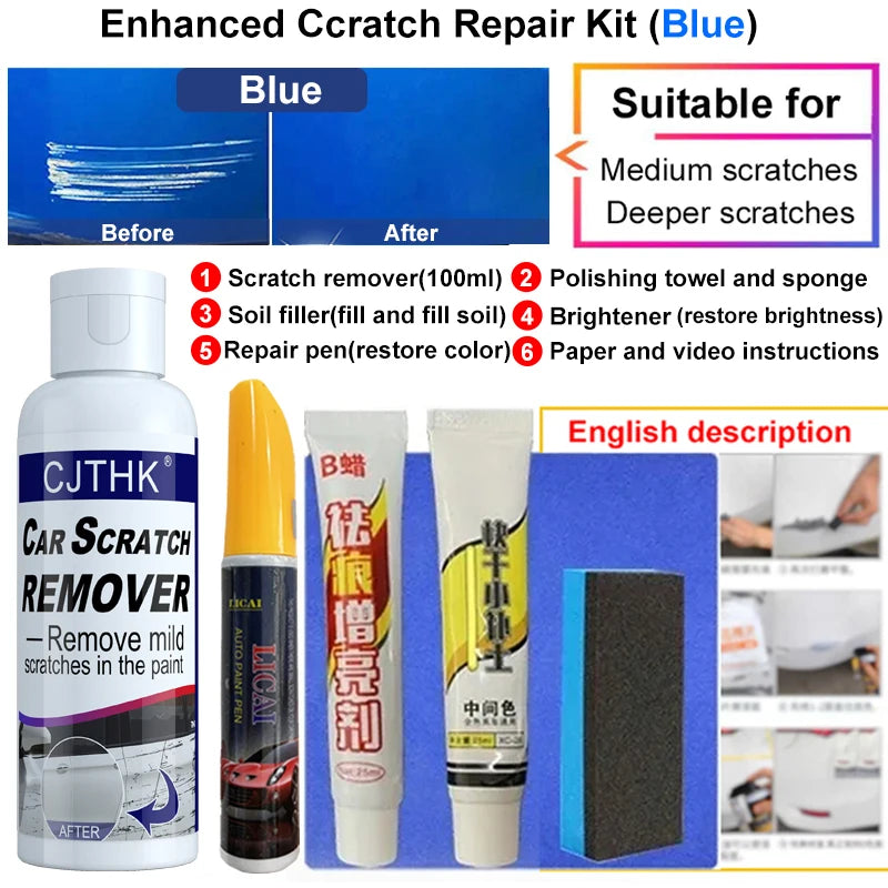 Car Scratch Remover Repair Polishing Auto Body Grinding Compound Anti Scratch Wax