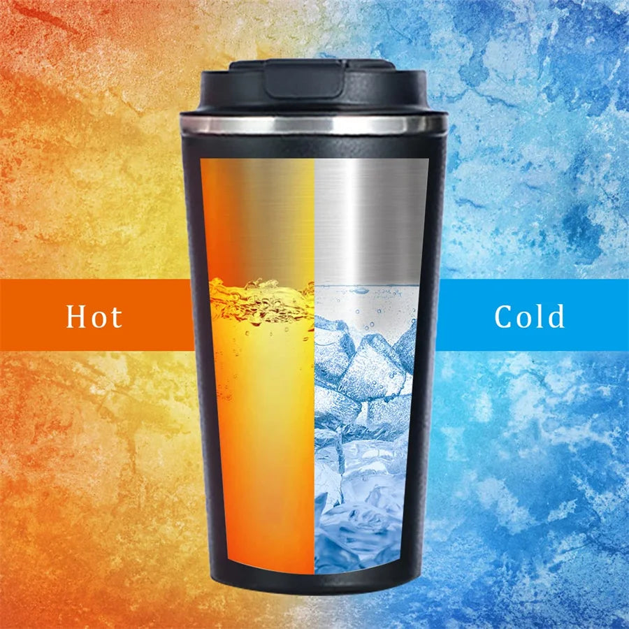 Stainless Tumbler Car Thermos Cup with Intelligent Temperature Display Portable Travel Mug 380ml 510ml