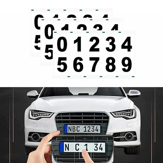 Waterproof Highly Reflective License Plate Stickers Nanofilm License Plate