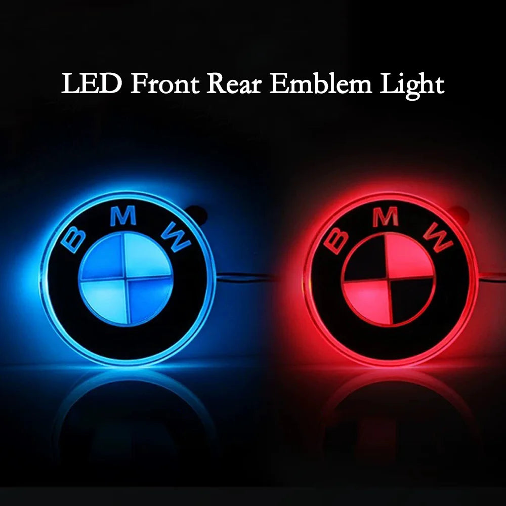 4D LED Car Logo Front Rear Emblem Light For BMW X1 X3 E90 E91 E92 E93 E60 E61 F10 F07 E63 E64 F12 F13 F30 E87 F20 Badge Lamp