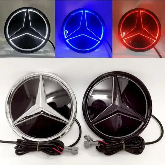 Mercedes Benz Front Grill Logo Light