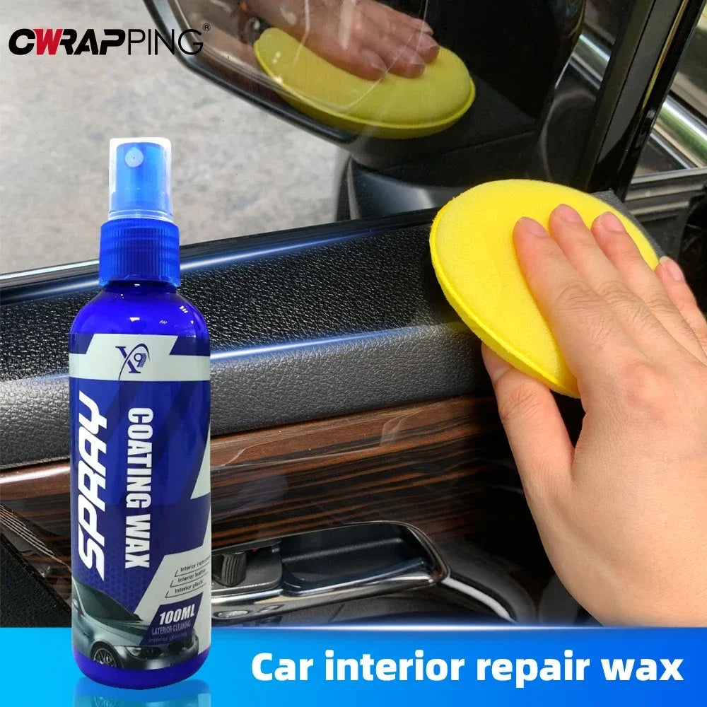 100ml Car Cleaner Leather Repair Car Plastic Restore Coating Agent Back To Black Gloss Shine Seal Brighten for Auto Detailing