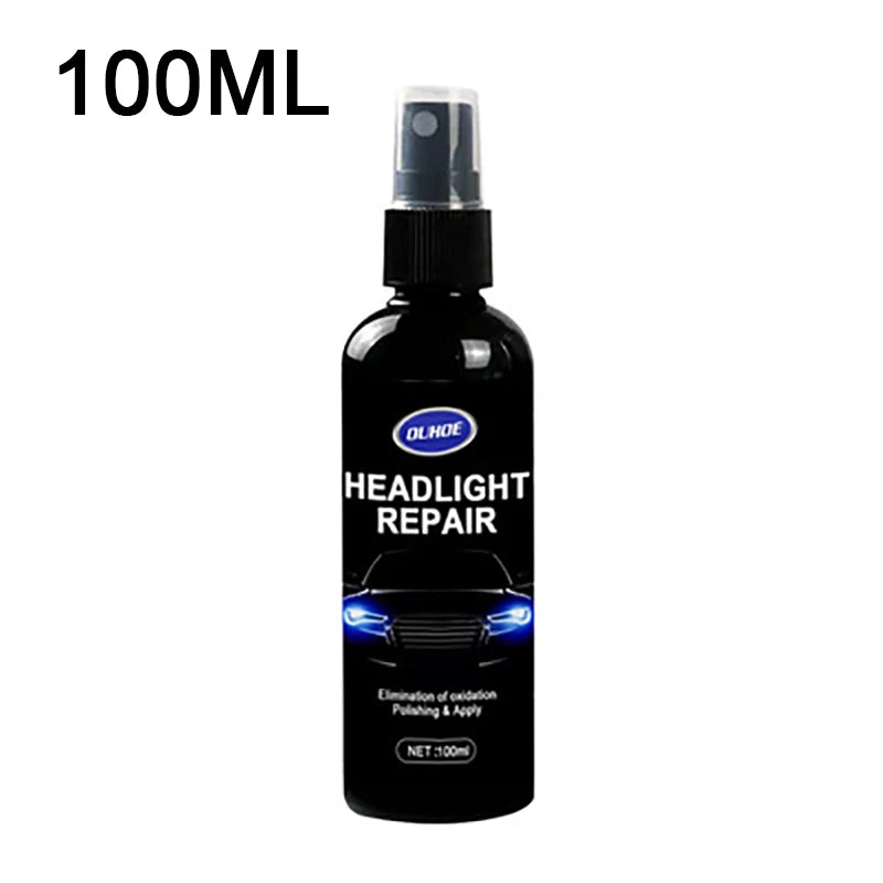 Car Headlight Polishing Agent Scratch Remover Repair Fluid Headlight Renewal Polish And Maintenance Liquid Kit Auto Accessories